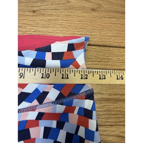 Lululemon‎ Women's Midrise Crop Legging Navy Blue Multicolor Size 6. Lot 2 - Picture 7 of 16